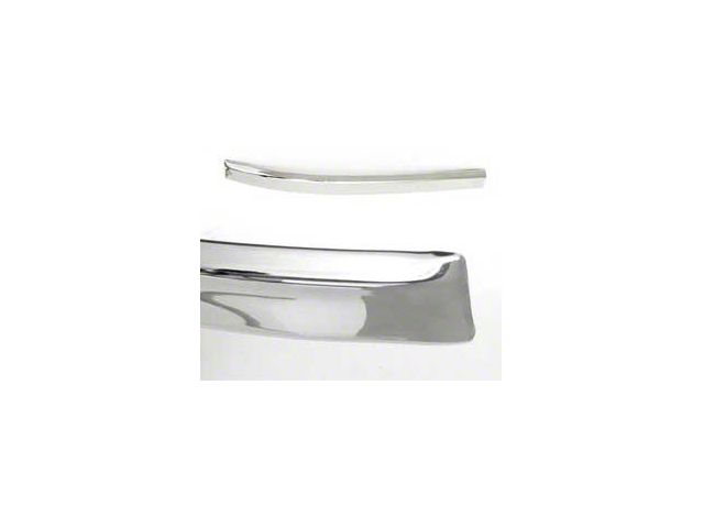 Chevy Interior Side Panel Trim, Stainless Steel, Right Lower Rear, 2-Door Hardtop, Bel Air, 1957 (Bel Air Sports Coupe)