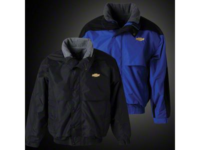Chevy Jacket, Men's, 3-In-1 Heavyweight With Gold Bowtie, Black