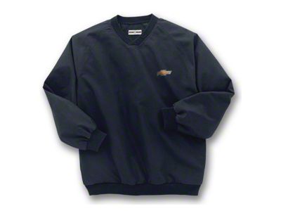 Chevy Jacket, Microfiber Windbreaker, Black