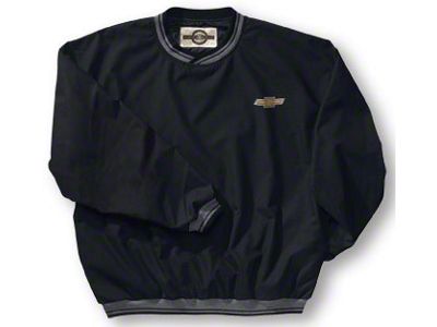 Chevy Jacket, Microfiber Windbreaker Striped, Black