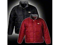 Chevy Jacket, Quilted With Gold Bowtie, Black