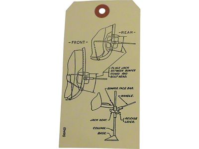 Chevy Jacking Instructions, 1949-1953