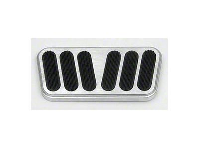 Chevy Lokar Aluminum Power Brake Pedal Cover With Rubber Inserts, 1955-1957