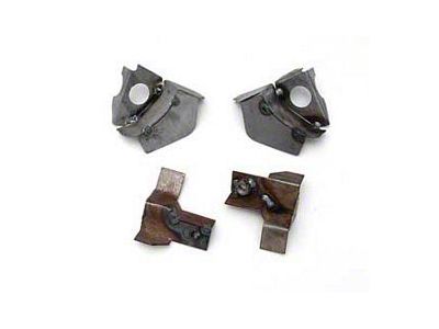 Chevy Lower Cowl To Front Fender Mounting Brackets, 1956
