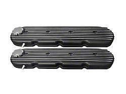 Chevy LS Black Fined Valve Cover
