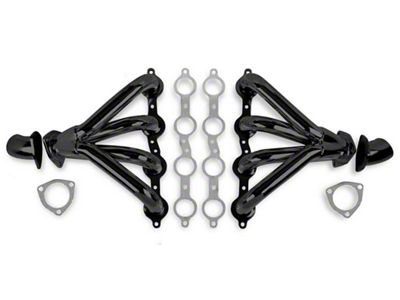 Chevy LS1 Flowtech Block Hugger Black Painted Headers w/Gaskets