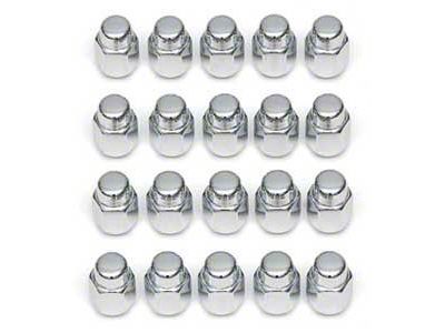 Lug Nuts,Closed End,Chrm,55-72 7/16-20 Set of 20