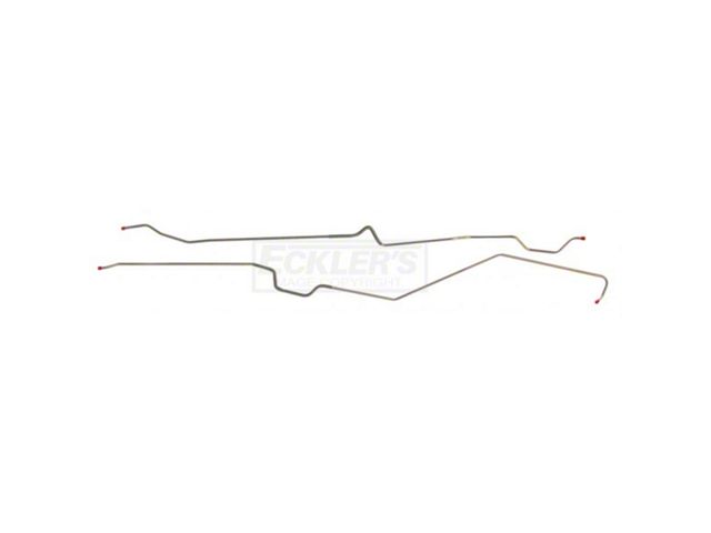 Chevy Main Fuel Line, 3/8 Inch, Convertible, Stainless Steel 1965-1966 (Impala Convertible)