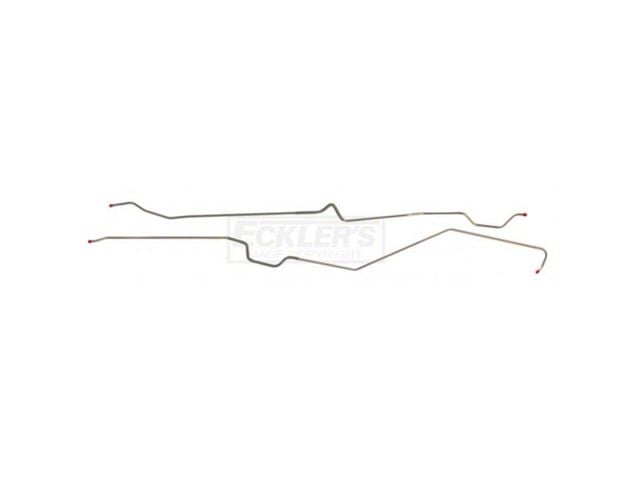 Chevy Main Fuel Line, 3/8 Inch, Convertible, Stainless Steel 1967-1968 (Impala Convertible)
