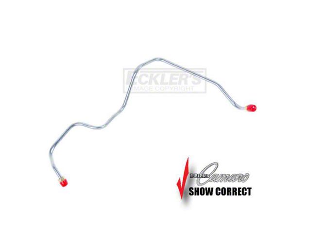 Chevy Main Fuel Line Return, 1/4 Inch, Convertible, Steel 1965-1966 (Impala Convertible)