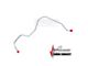 Chevy Main Fuel Line Return, 1/4 Inch, Convertible, Steel 1965-1966 (Impala Convertible)