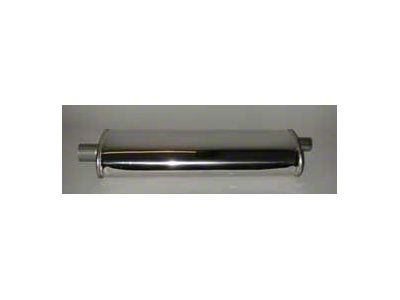 Chevy Muffler, Stainless Steel, Short, 23, 1955-1957