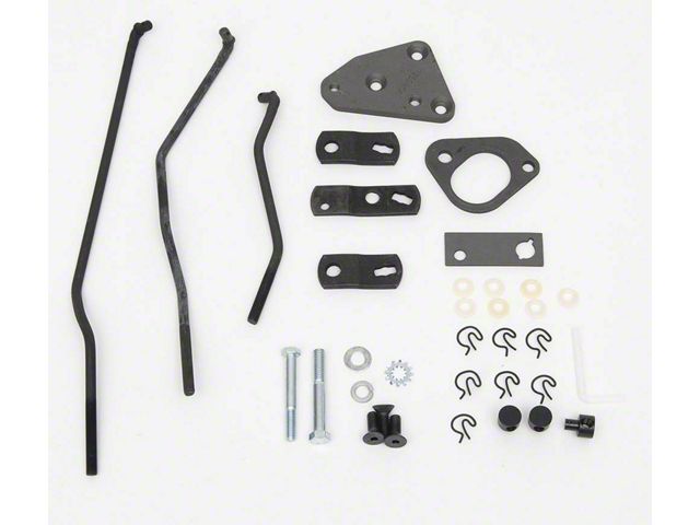 Chevy Muncie 4-Speed Shifter Installation Kit, With Bolts, Hurst Competition Plus, 1955-1957