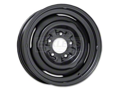 Chevy OE Style Steel Wheel, For Use With Disc Brake Conversion, 1955-1957