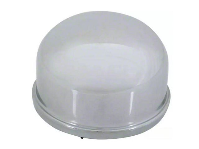 Chevy Oil Breather Cap, Push-In, Chrome 1958-72