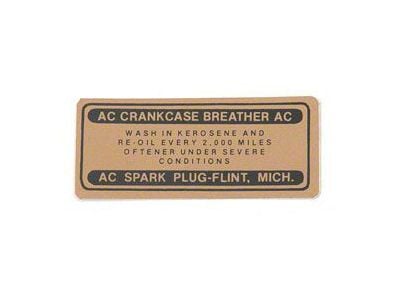 Oil Cap Breather Decal,55-63