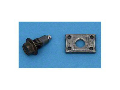 Chevy Oil Pan Plug & Flange, 1955-1957