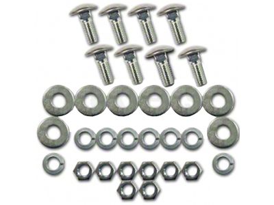 Chevy Or GMC Bumper Mounting Bolt Kit, Stainless Cap, Front Or Rear, 1967-1991