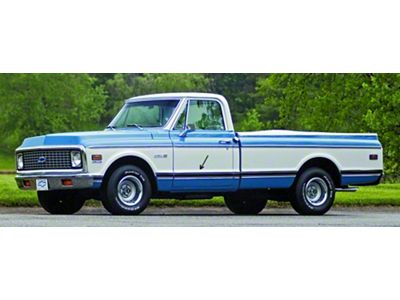 Chevy Or GMC Truck, Cab Molding, Fleetside, Left, 1967-1968