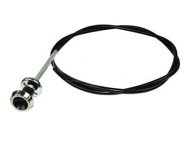 Chevy Or GMC Truck Choke Cable With Knob & Bezel, 1964-1966