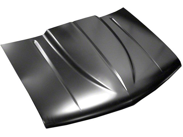 Chevy Or GMC Truck Cowl Induction Hood, Round Ram Air Style, 1988-1998