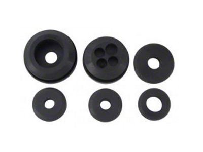 Truck Firewall Rubber Grommet Kit,1st Design 1950-1955 (First Design)