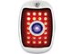 Chevy Or GMC Truck LED Taillight With Blue Dot, Black Housing, Left, 1947-1953