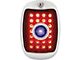 Chevy Or GMC Truck LED Taillight With Blue Dot, Black Housing, Right, 1947-1953