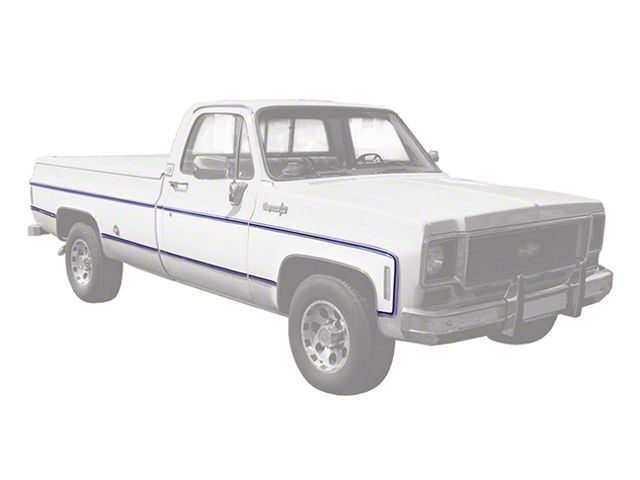 Chevy Or GMC Truck Molding, Fleetside, Upper, Left, 6.5 Foot Bed, 1973-1980