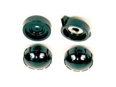 Chevy Or GMC Truck Radio Knob Set Black 4 Pieces 1954-1955