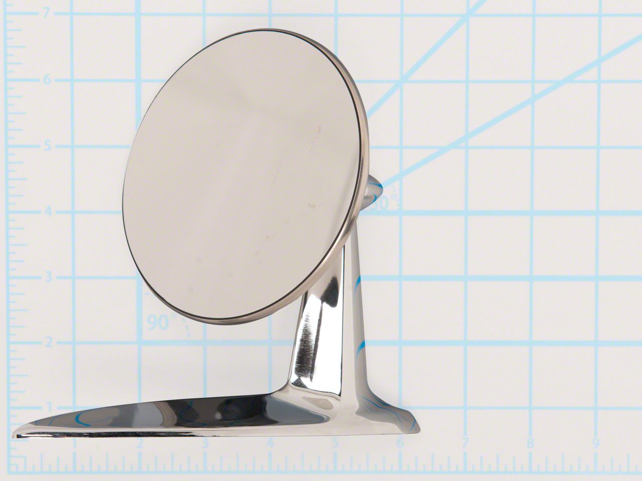 OPR Ecklers Door Mirror; Chrome AP-23003-290 (55-57 150, 210, Bel Air ...