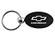 Chevy Oval Key Chain, Anodized Aluminum, With Bowtie Logo