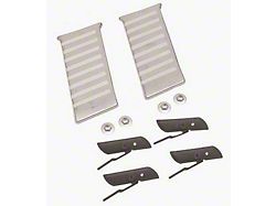 Chevy Paint Divider Moldings, Lower, Stainless Steel, Bel Air, 1955