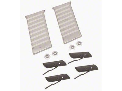 Chevy Paint Divider Moldings, Lower, Stainless Steel, Bel Air, 1955