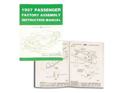 1957 Chevy Passenger Car Factory Assembly Manual