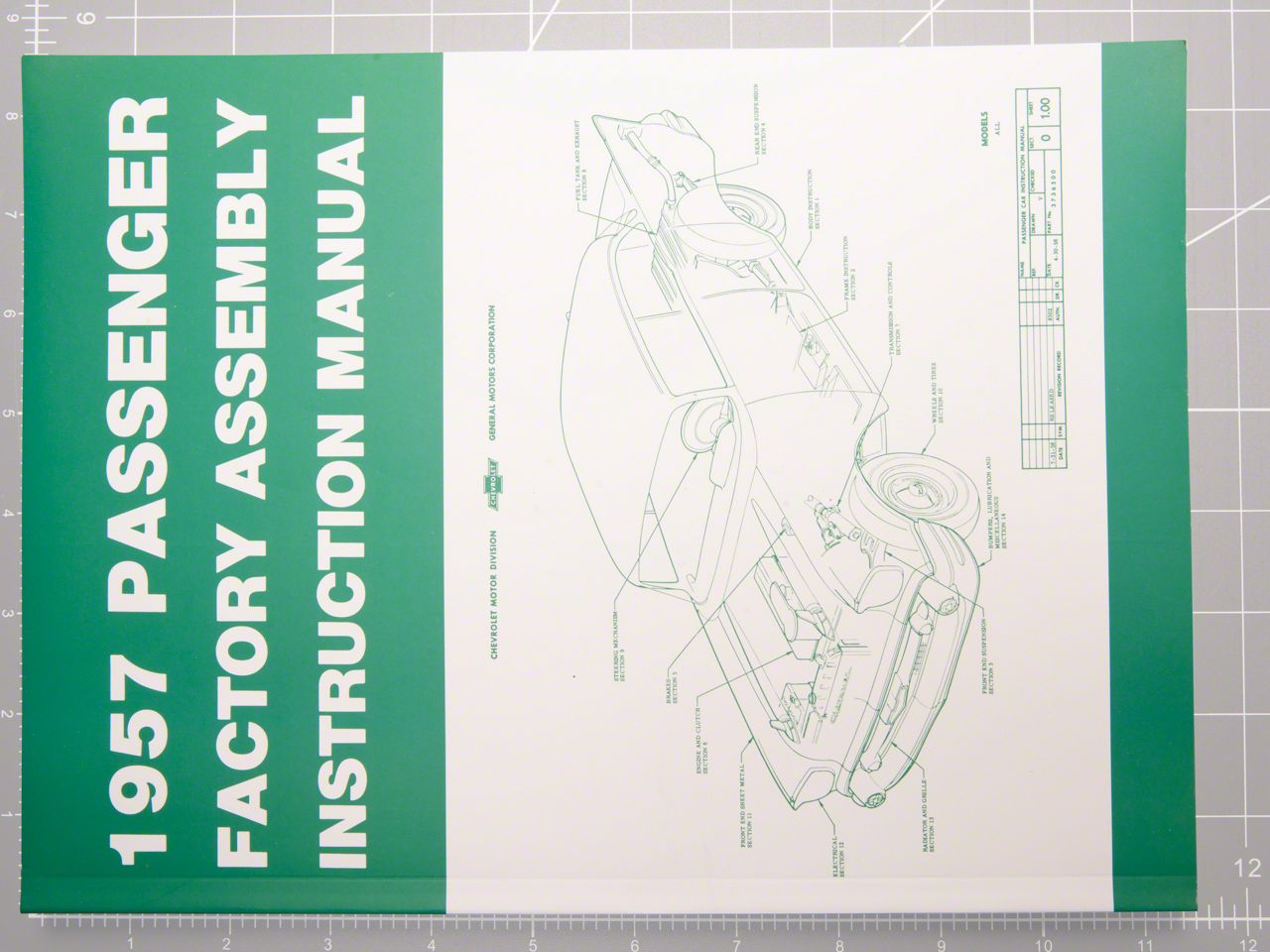 Ecklers Passenger Car Factory Assembly Manual (1957 Chevy Bel Air