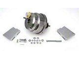 The Right Stuff Detailing Power Brake Booster Kit, 7, Dual Diaphragm, Chrome (55-57 Chevy Bel Air; 55-57 Chevy 150; 55-57 Chevy 210; 55-57 Chevy Nomad)