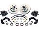 Chevy Power Front Disc Brake Kit, At The Wheel, With Chevy Bolt Pattern, Without Spindles, For Mustang II, 1949-1954
