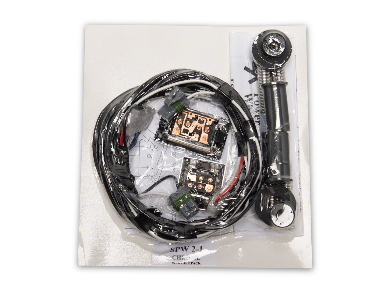 Ecklers Power Window Kit, Vent Window Delete, 2-Door Sedan Or