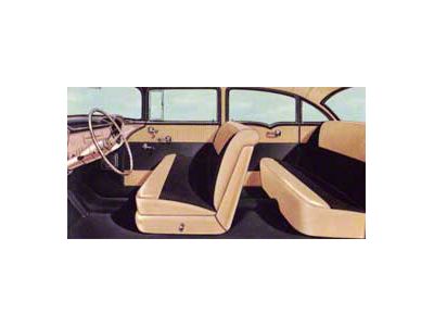 Chevy Preassembled Door & Quarter Interior Panel Kit, 150 4-Door Sedan, 1956