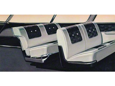 Chevy Preassembled Door & Quarter Interior Panel Kit, 2-Door Wagon, Nomad, 1957 (Nomad, All Models)