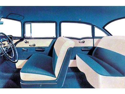 Chevy Preassembled Door & Quarter Interior Panel Kit, 210 4-Door Sedan, 1956