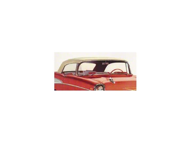 Chevy Quarter Glass, Date Coded, Clear, Convertible, 1955-1957 (Bel Air Convertible)