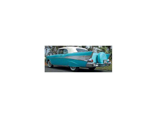 Chevy Quarter Glass, Date Coded, Tinted, Convertible, 1955-1957 (Bel Air Convertible)