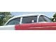 Chevy Quarter Glass, Installed In Lower Channel, Clear, 2-Door Sedan, Right, 1955-1957