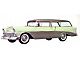 Chevy Quarter Glass, Tinted, 2-Door Wagon 150 Series, 1955-1957