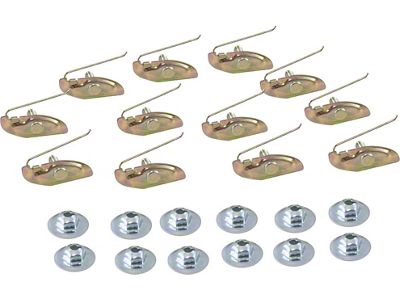 Quarter Molding Clips, Rear (1952 Fleetline; 1952 Styleline Deluxe)