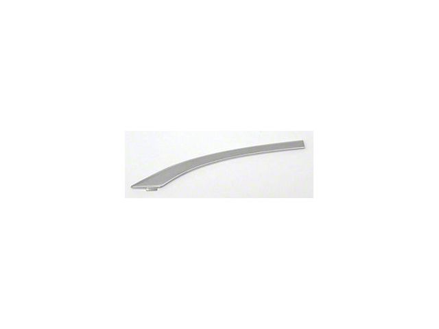 Chevy Quarter Panel Molding, Stainless Steel, Left, Short, Curved, Bel Air & 210 2-Door, 1957