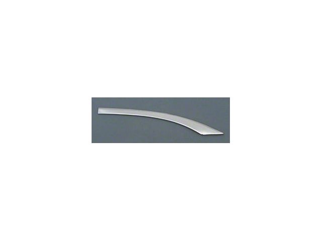 Chevy Quarter Panel Molding, Stainless Steel, Right, Short,Curved, Bel Air & 210 2-Door, 1957