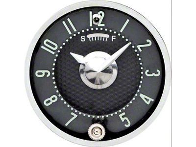 1958-1962 Corvette Quartz Clock, Reproduction